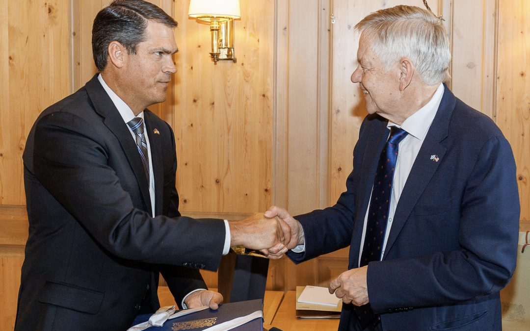 Vizepräsident Freller empfängt Georgias Vizegouverneur