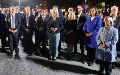 Gedenkakt für Israel