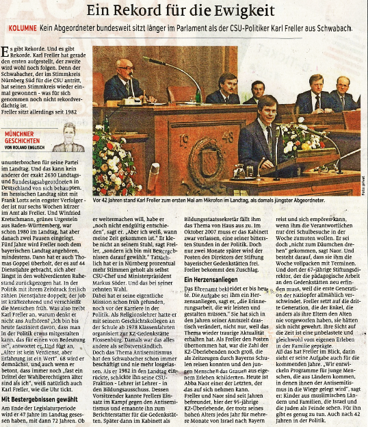 Längste Parlamentserfahrung in Deutschland