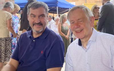 Ein bewegtes Juliwochenende mit MP Söder