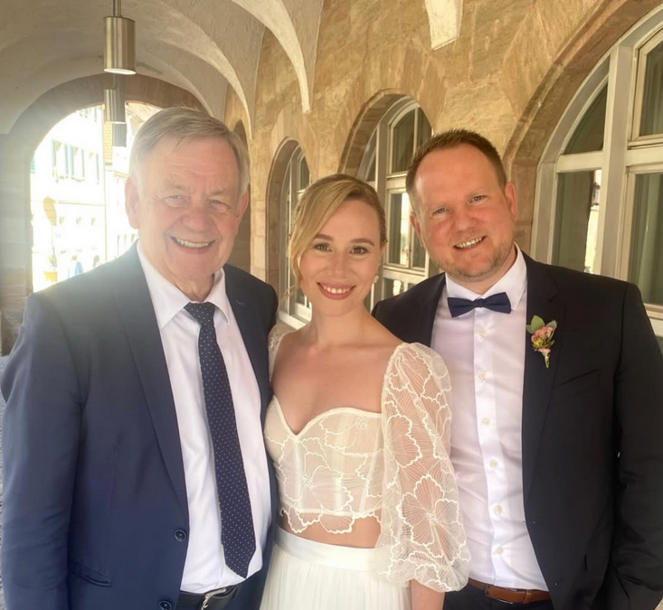 Standesamtliche Hochzeit meines Sohnes mit Braut Annika